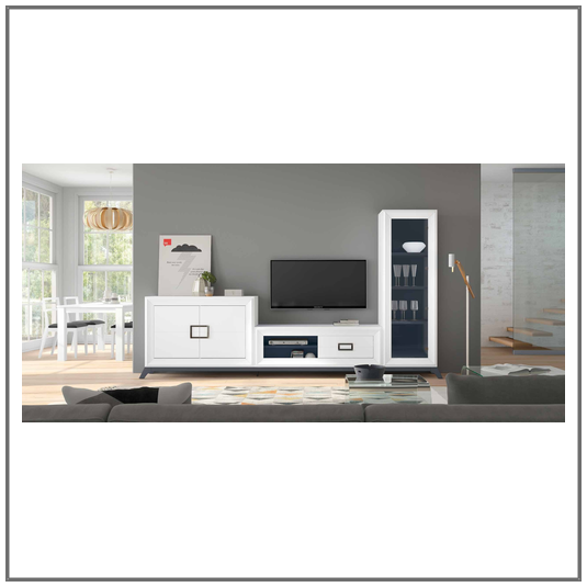 Composición salón chapa natural / lacado, L-gant Heresshome