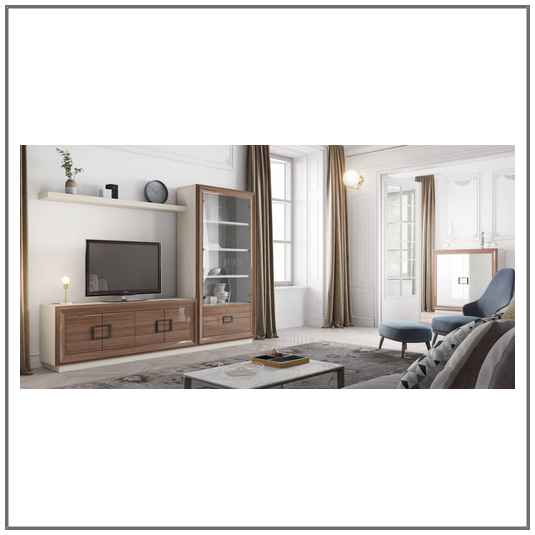 Composición salón chapa natural / lacado, L-gant Heresshome