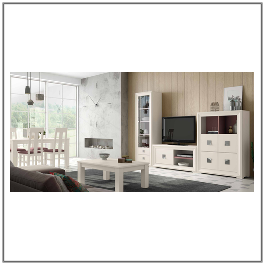 Composición salón chapa natural / lacado, L-gant Heresshome