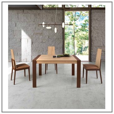 Mesa salón rectangular extensible