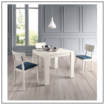 Mesa salón comedor rectangular o cuadrada extensible