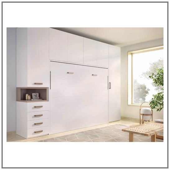 Dormitorio Juvenil cama abatible colleción COLORES Moblerone