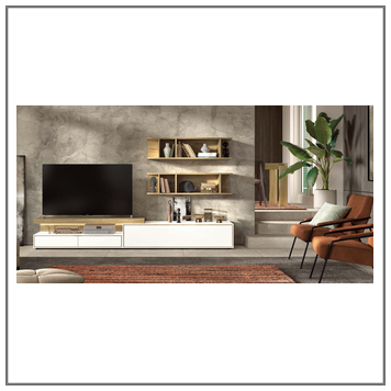 Composición mueble de salón moderno modelo Iris