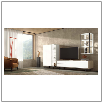 Composición mueble de salón moderno modelo Iris