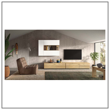 Composición mueble de salón moderno modelo Iris