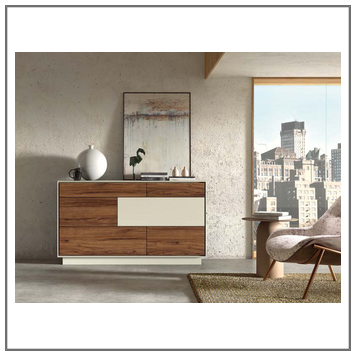 Composición mueble de salón moderno modelo Iris