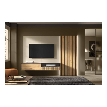 Composición mueble de salón moderno modelo Iris
