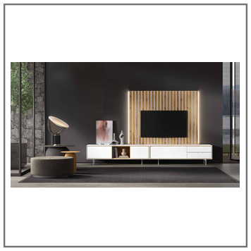 Composición mueble de salón moderno modelo Iris