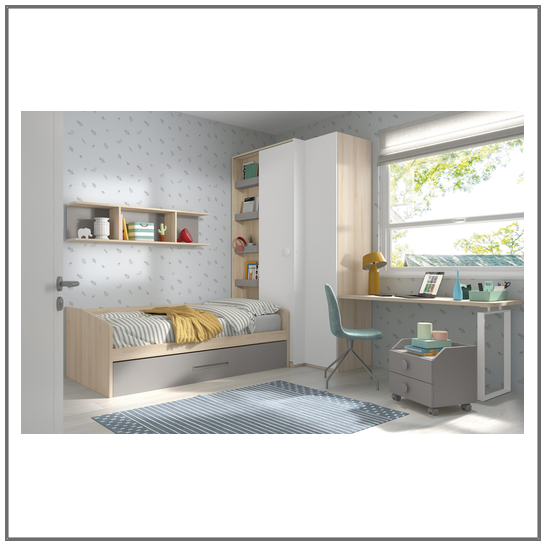 Dormitorio cama nido