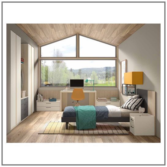 Composición dormitorio Juvenil